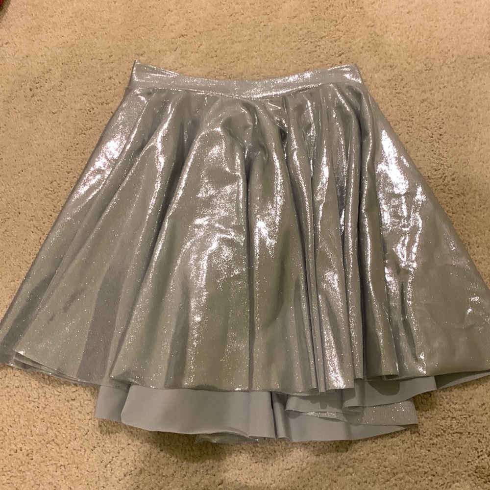 Blackmilk Silver skater skirt
